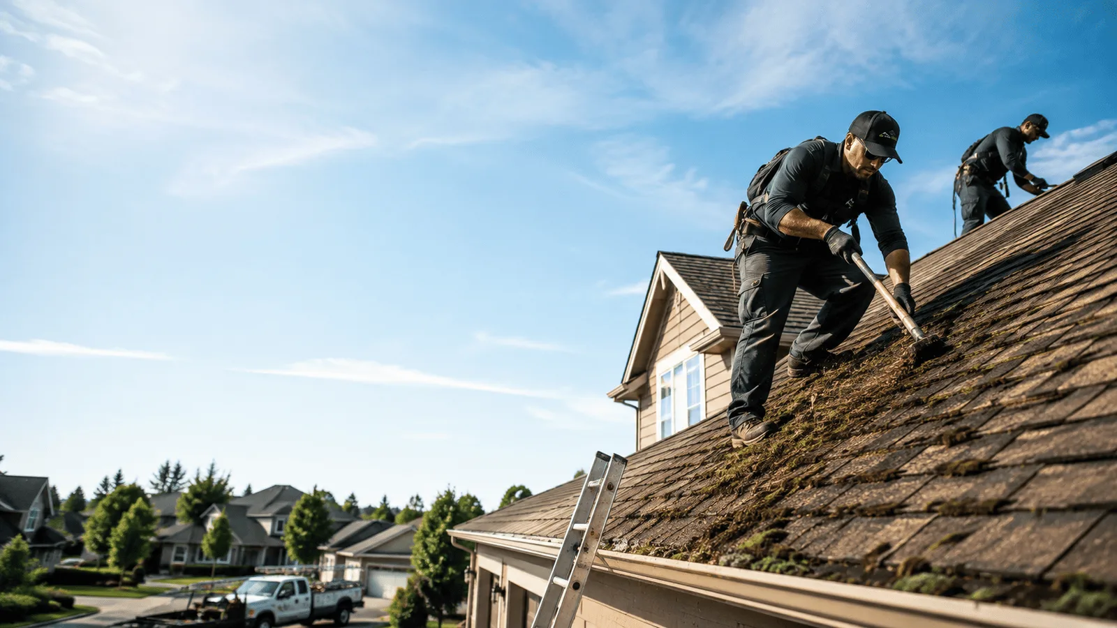 Roof Moss Removal in Fredericktown, PA near me